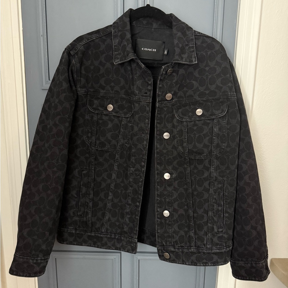 Coach Monogram Black Jacket Unisex